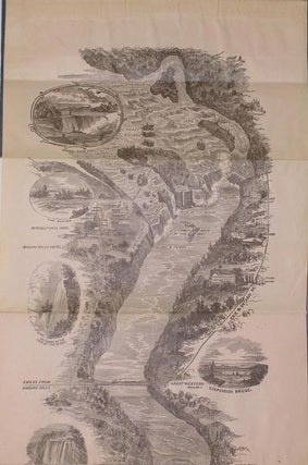 Item #26308 Panorama of the River St. Lawrence, Ontario. Alfred R. Waud