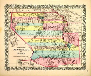 Item #26528 Territories of New Mexico and Utah. Colton