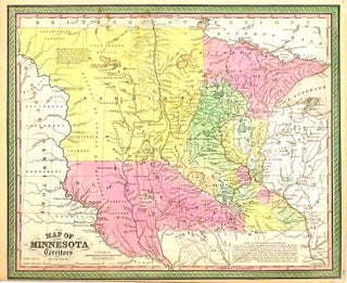 Item #26538 Map of Minnesota Territory. Cowperthwait